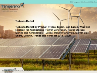 Turbines Market by Product (Hydro, Steam, Gas-based, Wind and Nuclear) for Applications