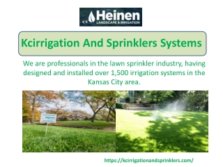 Kcirrigation And Sprinklers Systems