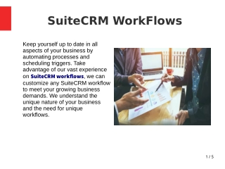 SuiteCRM Workflows | Outright Store