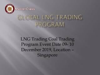 Global LNG Trading Program | LNG Trading in Asia