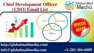Chief Development Officer (CDO) Email List