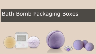 Bath Bomb Packaging Boxes