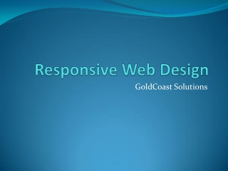 Responsive Web Design