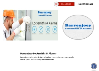 Sydney Locksmiths & Alarms Services