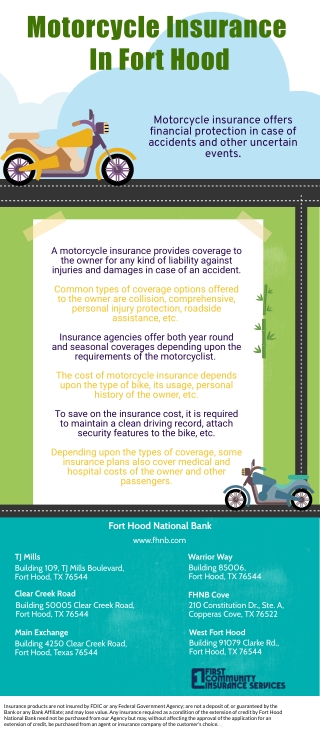 Motorcycle Insurance In Fort Hood