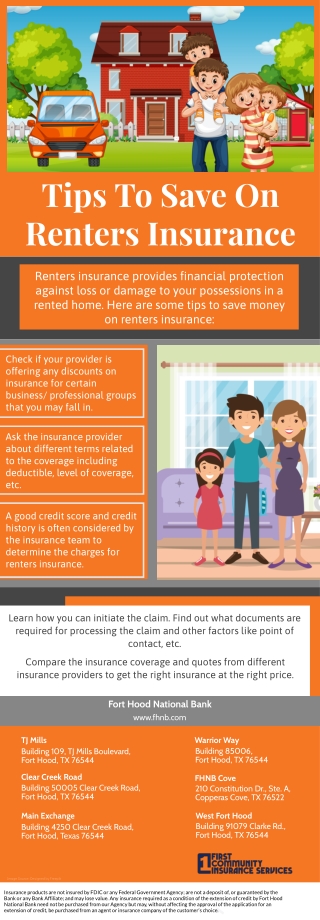 Tips To Save on Renters Insurance