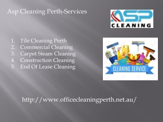 Asp Cleaning Perth-Services