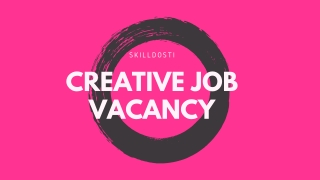 CREATIVE JOBS