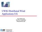 UWIG Distributed Wind Applications UG
