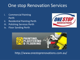 one stop revonation services