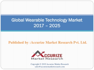 Wearable technology market