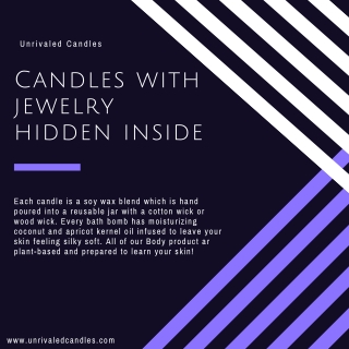 Candles With Jewelry Hidden Inside | Unrivaled Candles