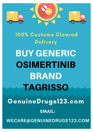 Buy Generic Osimertinib Brand Tagrisso Tablets Online