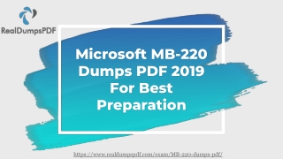 Microsoft MB-220 Dumps Pdf Institution Is A Way Of Perfection