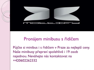 Pronájem minibusu s řidičem