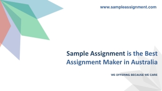 We are Assignment Maker Providing Services Across Australia