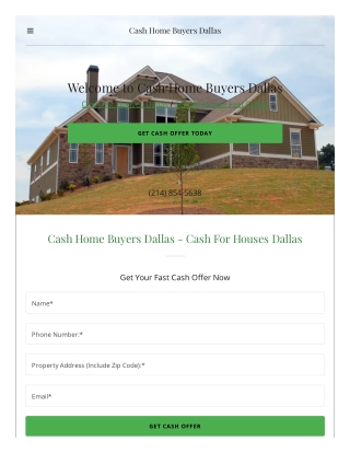 Cash For Houses Dallas