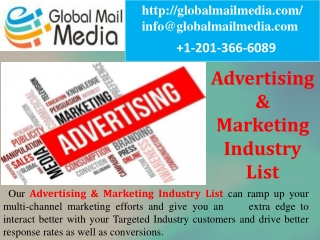 Advertising & Marketing Industry List