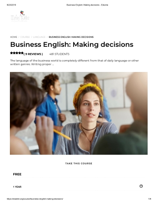 Business English_ Making decisions - Edukite