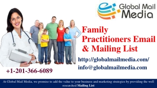 Family Practitioners Email & Mailing List