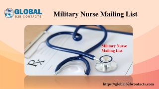 Military Nurse Mailing List