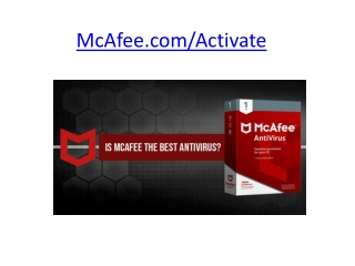 Www.Mcafee.Com/Activate - McAfee Activate Product Key - McAfee/Activate