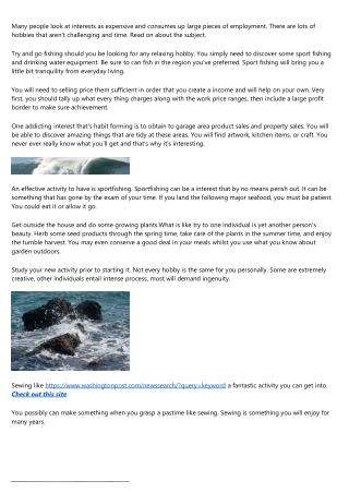 Helpful Suggestions About Interests That Simple To Adhere To