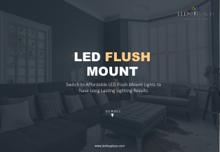 Attractive Your Office By Using LED Flush Mount
