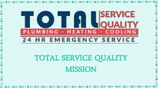 Plumbing Services Mission