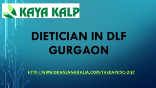 Dietician in DLF Gurgaon-Dr Anjana Kalia