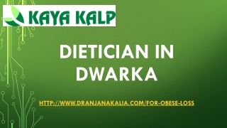 Dietician in Dwarka-Dr. Anjana Kalia