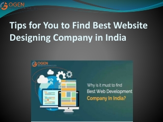 Tips for You to Find Best Website Designing Company in India