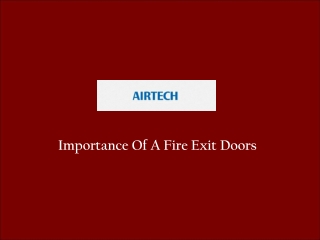 Fire Rated Doors in Singapore
