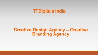 Creative Design Agency - Creative Branding Agency - TTDigitals