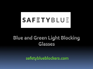 blue and green light blocking glasses