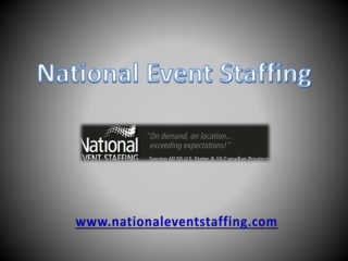 Trade Show Staffing - nationaleventstaffing.com