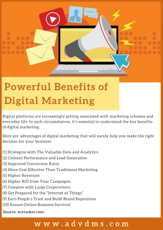 Powerful Benefits of Digital Marketing