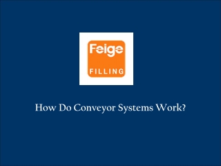 Conveyor Systems Equipments