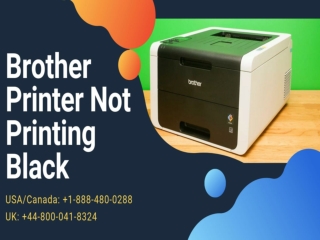 Fix Brother Printer Not Printing Black | Helpline 1-888-480-0288