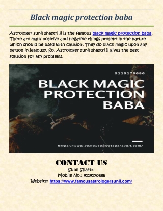 Black magic protection baba
