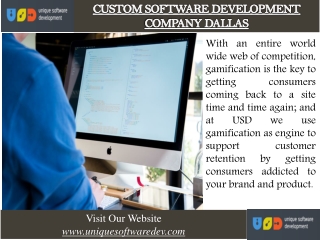 Custom Software Development Company Dallas