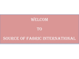 Los Angeles Cheap Fabric Suppliers