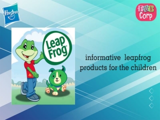 informative leapfrog products for the children