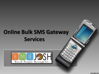 SMS Gateway Provider in Hyderabad, SMS Gateway Marketing in Hyderabad - SMSjosh