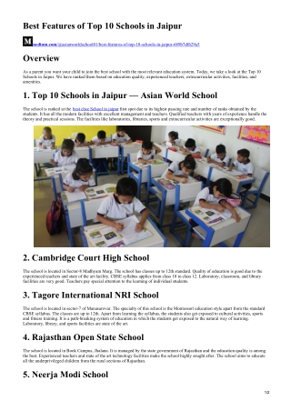 Best CBSE school in jaipur