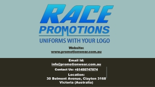 Best Promotional Wear in Australia