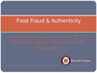 FOOD FRAUD EUROPE