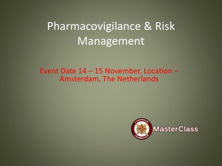 pharmacovigilance training