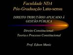 Faculdade NDA P s-Gradua o Lato-sensu