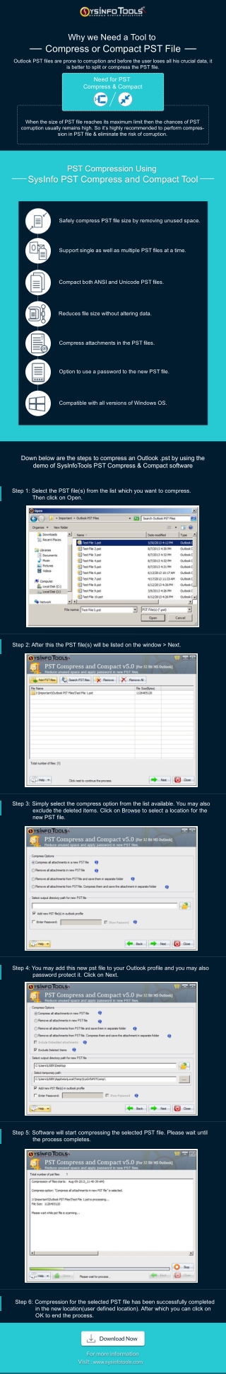 How to Compress PST using compact tool